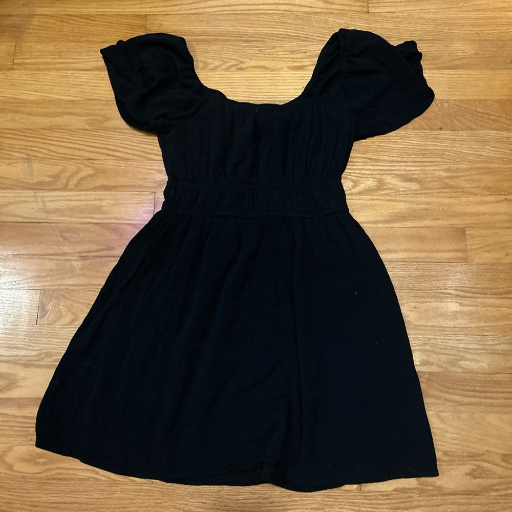 Rewind Black Casual Kids Dress